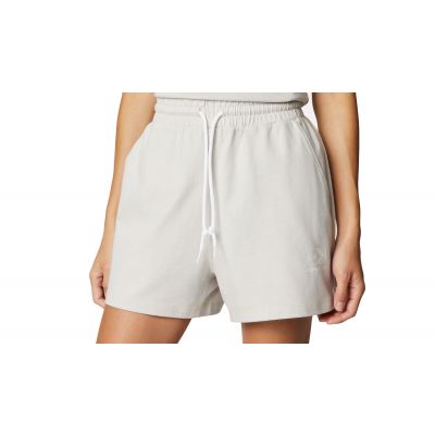Converse Heathered Drawstring Shorts - Blanc - Pantaloni