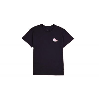 Converse Chuck Taylor High Top Graphic T-Shirt - Nero - Maglietta a maniche corte