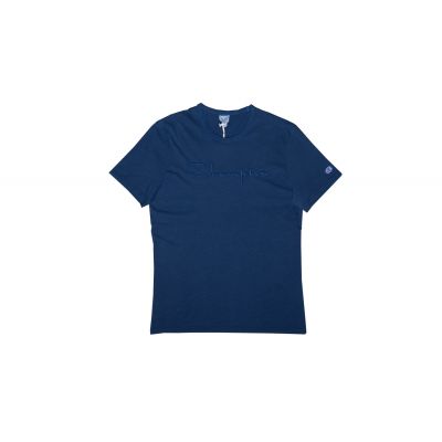 Champion Crewneck T-Shirt - Blu - Maglietta a maniche corte