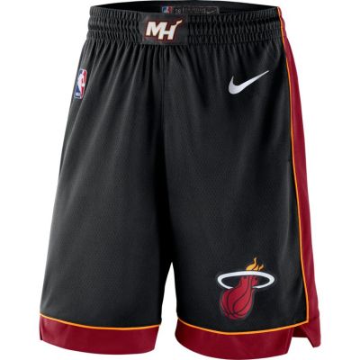 Nike Miami Heat Icon Edition NBA Swingman Shorts - Nero - Pantaloncini