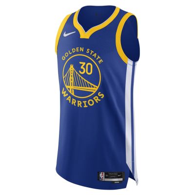 Nike NBA Authentic Stephen Curry Golden State Warriors Icon Edition 2020 Jersey - Blu - Maglia