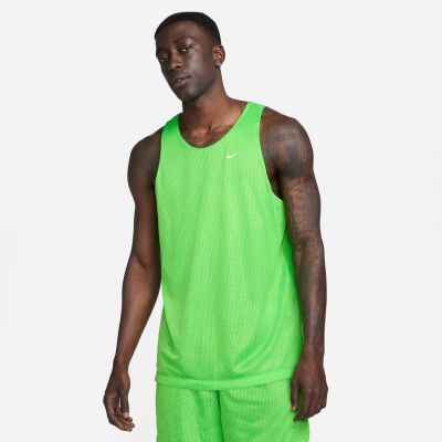 Nike Dri-FIT Standard Issue Reversible Basketball Jersey Action Green - Verde - Maglia