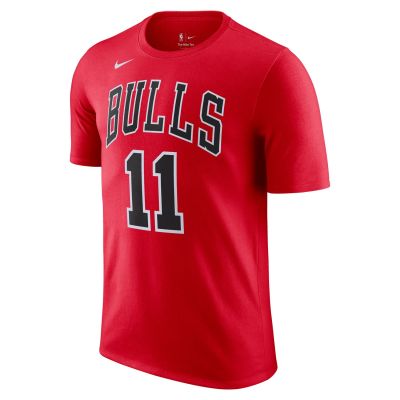 Nike NBA Chicago Bulls Tee University Red - Rosso - Maglietta a maniche corte