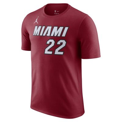 Jordan NBA Miami Heat Jimmy Butler Statement Edition Tee Tough Red - Blanc - Maglietta a maniche corte