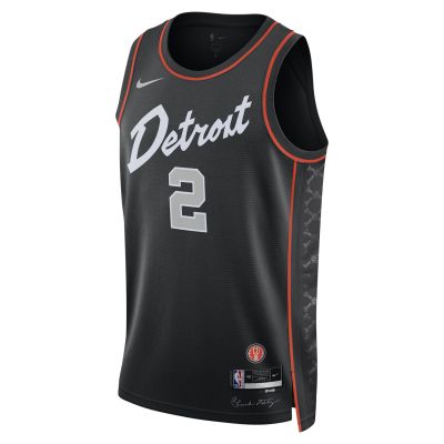 Nike Dri-FIT NBA Detroit Pistons Cade Cunningham City Edition 23/24 Swingman Jersey - Nero - Maglia