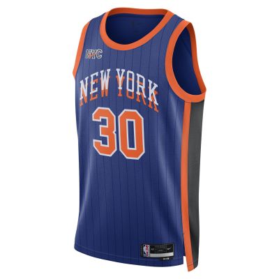 Nike NBA Dri-FIT New York Knicks Julius Randle 2023 Swingman Jersey Rush Blue - Blu - Maglia