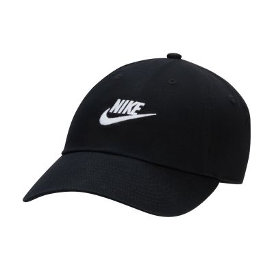 Nike Club Unstructured Futura Wash Cap Black - Nero - Cappello