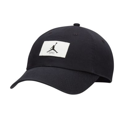 Jordan Club Cap Adjustable Hat Black/Sail - Nero - Cappello
