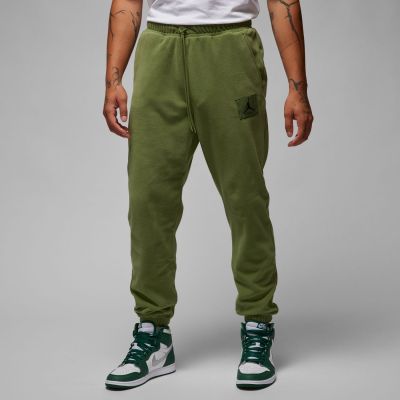Jordan Essentials Fleece Winter Pants Sky J Olive - Verde - Pantaloni