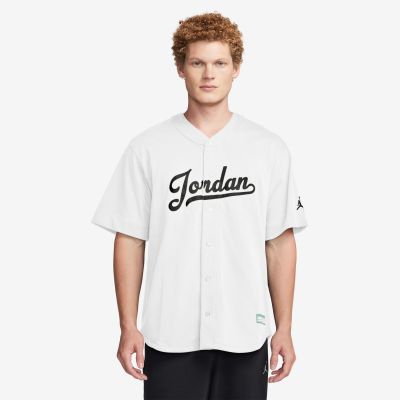 Jordan Flight MVP Baseball Shirt White - Blanc - Maglietta a maniche corte