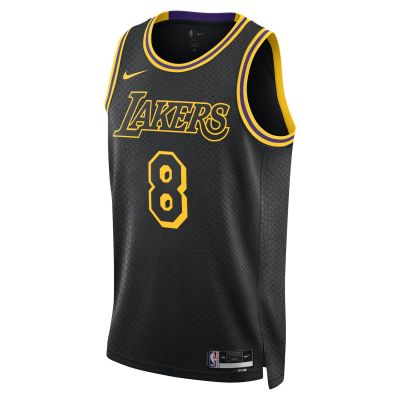Nike Kobe Bryant Los Angeles Lakers City Edition Swingman Jersey - Nero - Maglia