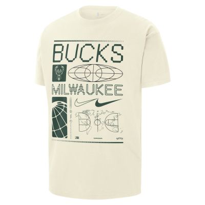 Nike NBA Milwaukee Bucks Max90 Tee - Blanc - Maglietta a maniche corte