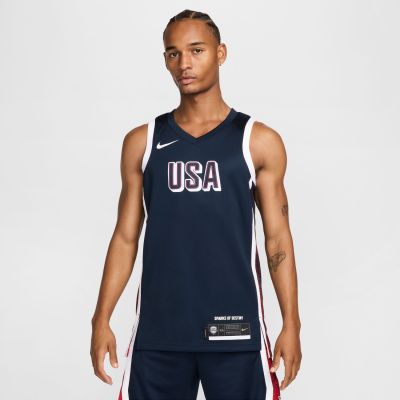 Nike USA Limited Road Basketball Jersey Obsidian - Blu - Maglia
