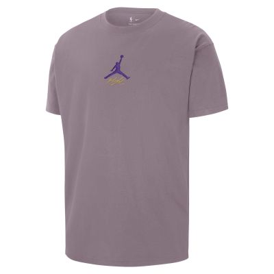 Jordan NBA Los Angeles Lakers Courtside Statement Edition Purple Smoke - Viola - Maglietta a maniche corte