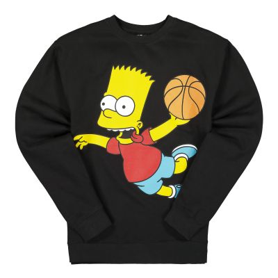The Simpsons X Chinatown Market Air Bart Arc Sweatshirt Black - Nero - Hoodie