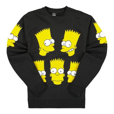 The Simpsons X Chinatown Market Classic Bart Crewneck Sweatshirt Black - Nero - Hoodie