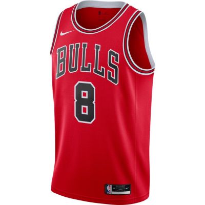 Jordan Zach LaVine Chicago Bulls Icon Edition 2020 Jersey - Rosso - Maglia