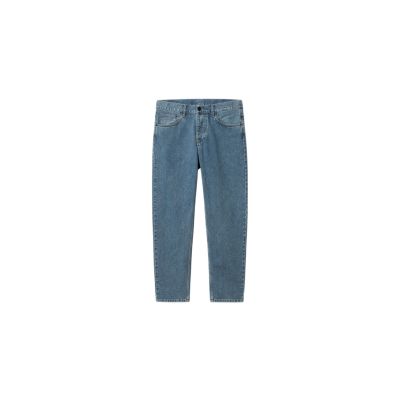 Carhartt WIP Newel Pant Blue (Stone Bleached) - Blu - Pantaloni