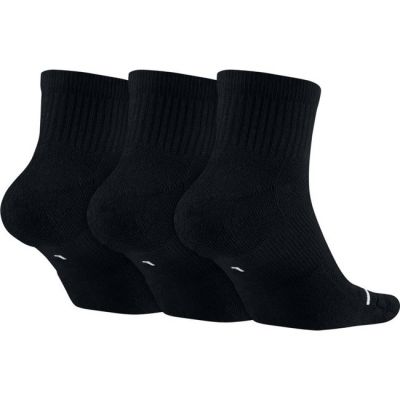 Jordan Jumpman QTR 3 Pair Socks - Nero - Calzini