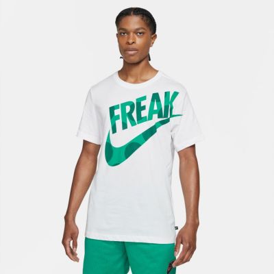 Nike Dri-Fit Giannis "Freak" Basketball Printed Tee - Blanc - Maglietta a maniche corte