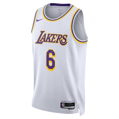 Nike Dri-FIT NBA Los Angeles Lakers Association Edition 2022/23 Swingman Jersey - Blanc - Maglia