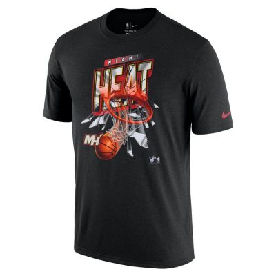 Nike Miami Heat Courtside Tee - Nero - Maglietta a maniche corte