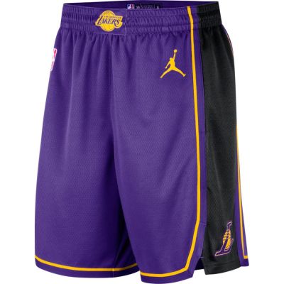 Jordan Dri-FIT NBA Los Angeles Lakers Statement Edition Swingman Basketball Shorts - Viola - Pantaloncini
