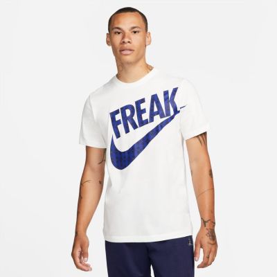 Nike Dri-FIT Giannis "Freak" Basketball Tee White - Blanc - Maglietta a maniche corte