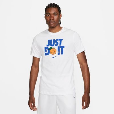 Nike "Just Do It" Basketball Tee White - Blanc - Maglietta a maniche corte