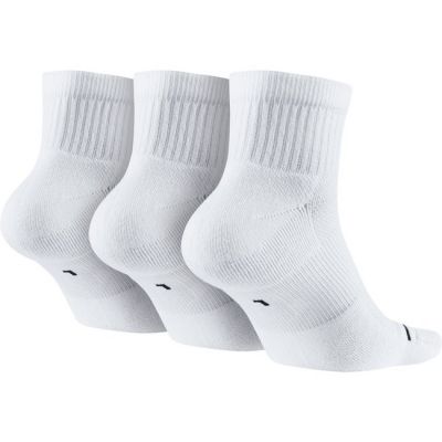 Jordan Jumpman QTR 3 Pair Socks - Blanc - Calzini