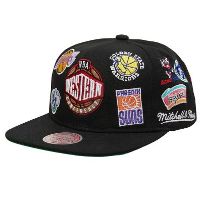 Mitchell & Ness All Star Western Conference Deadstock Hwc Snapback - Nero - Cappello