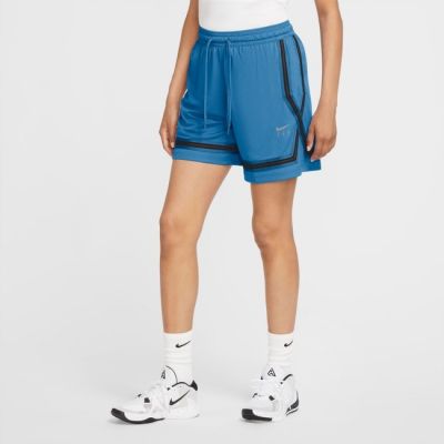 Nike Dri-Fit Swoosh Fly Crossover Wmns Shorts - Blu - Pantaloncini