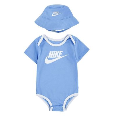 Nike Infant Core Bucket Hat & Bodysuit 2pc Set University Blue - Blu - set