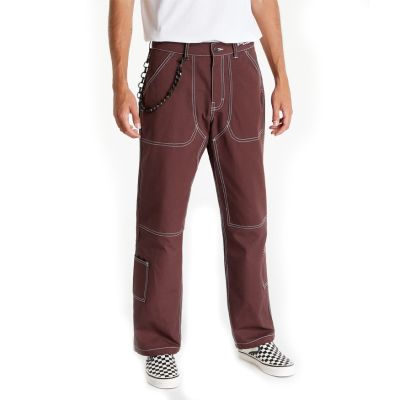 Pleasures Ultra Utility Pants Brown - Marrone - Pantaloni