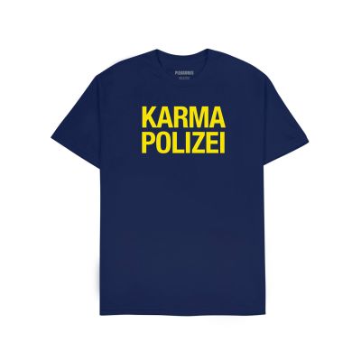 Pleasures Karma Tee Navy - Blu - Maglietta a maniche corte