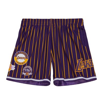 Mitchell & Ness NBA LA Lakers Hometown Mesh Shorts - Viola - Pantaloncini