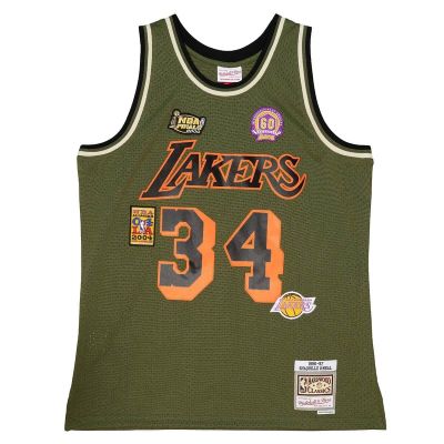 Mitchell & Ness Flight Shaquille O'Neal LA Lakers Swingman Jersey - Verde - Maglia