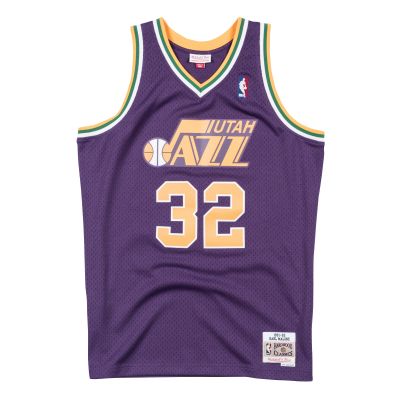 Mitchell & Ness NBA Swingman Jersey Utah Jazz Karl Malone - Viola - Maglia