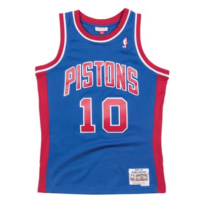 Mitchell & Ness NBA Detroit Pistons Dennis Rodman Swingman Road Jersey - Blu - Maglia