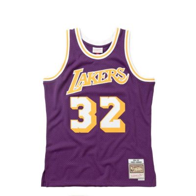 Mitchell & Ness NBA Swingman Jersey Los Angeles Lakers Magic Johnson Purple - Viola - Maglia