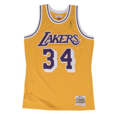 Mitchell & Ness LA Lakers Shaquille O´neil NBA Swingman Jersey - Giallo - Maglia