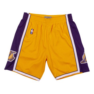 Mitchell & Ness NBA Swingman Shorts Los Angeles Lakers - Giallo - Pantaloncini