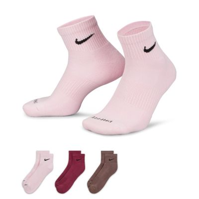 Nike Everyday Plus Cushioned Training Ankle Socks 3-Pack - Multicolor - Calzini