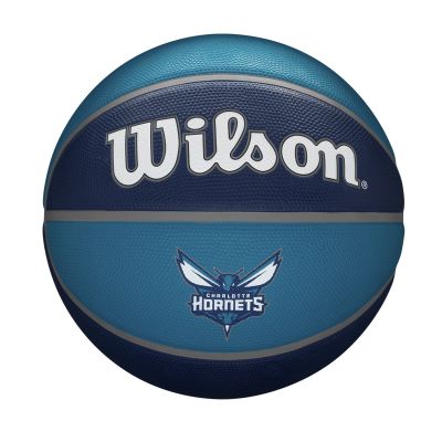 Wilson NBA Team Tribute Basketball Charlotte Hornets Size 7 - Blu - Sfera