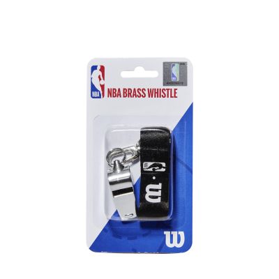 Wilson NBA Brass Whistle With Lanyard - Nero - Accessori
