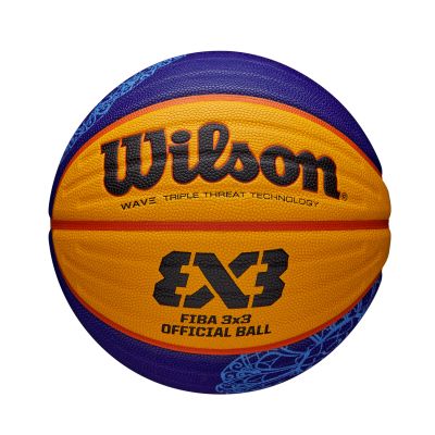 Wilson FIBA 3X3 Game Ball Paris Retail 2024 Size 6 - Giallo - Sfera