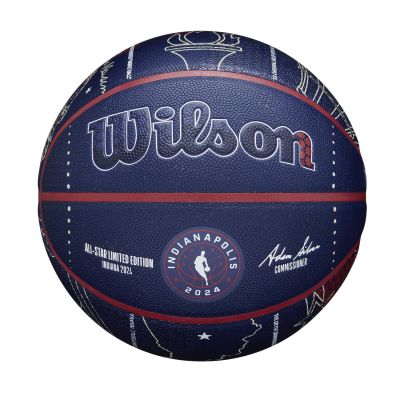 Wilson 2024 NBA All Star Collector Basketball Size 7 - Blu - Sfera