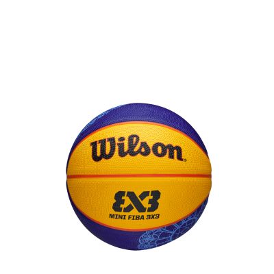 Wilson Fiba 3X3 Mini Basketball Paris 2024 Size 3 - Giallo - Sfera