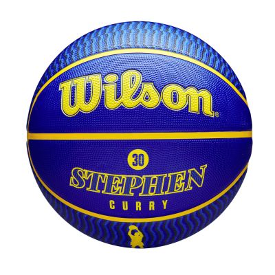 Wilson NBA Player Icon Outdoor Basketball Stephen Curry Size 7 - Blu - Sfera