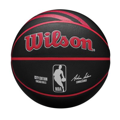 Wilson 2023 NBA Team City Collection Chicago Bulls Size 7 - Nero - Sfera